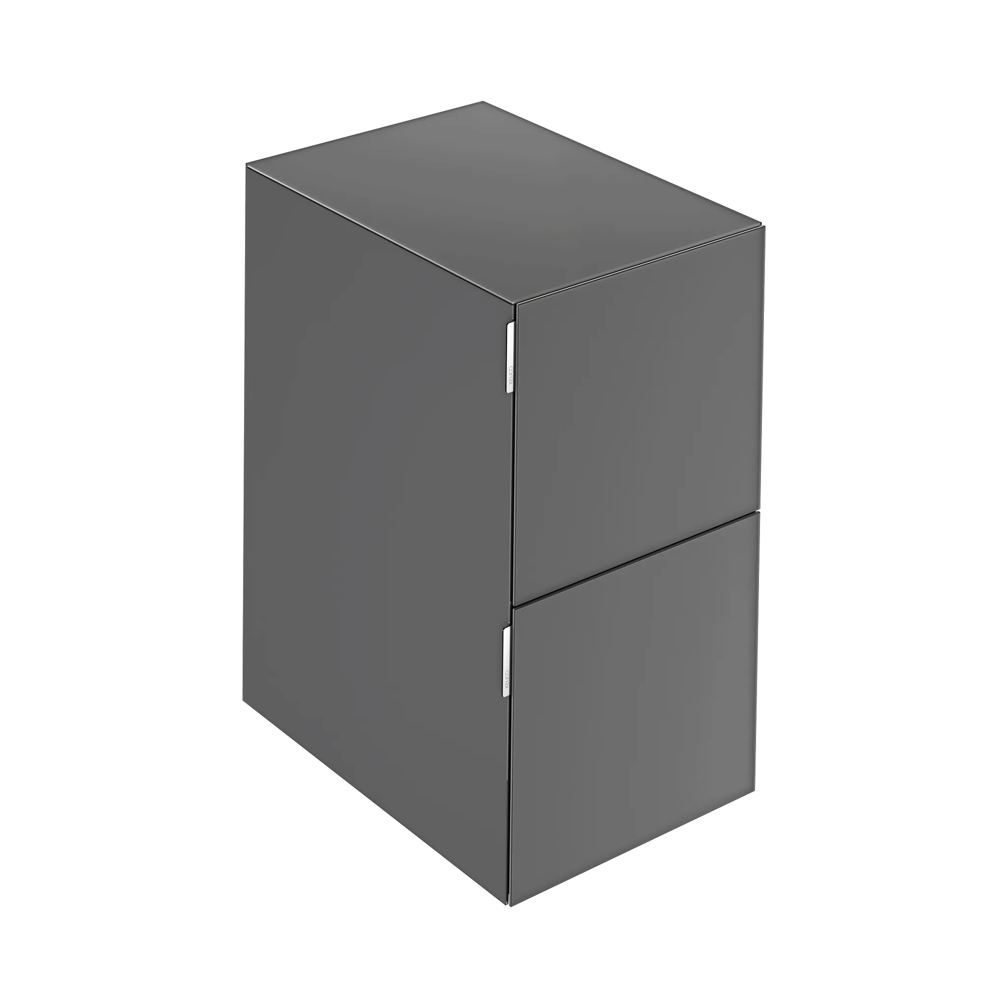 KEUCO Sideboard mit Auszügen „Edition 11 Art“ Smoke (Glas, satiniert), Smoke (Glas, satiniert), mit Beleuchtung 40 × 70 × 49 cm