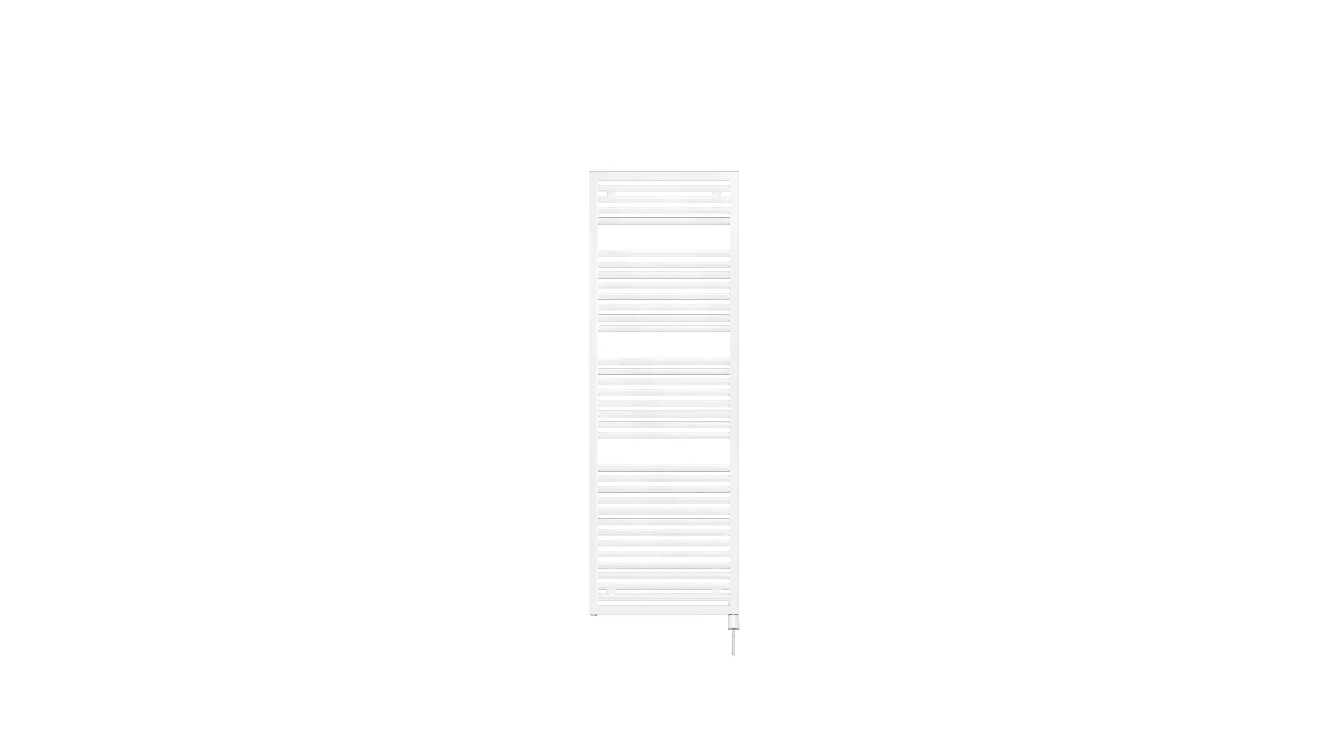 Zehnder Design-Elektroheizkörper „Universal“ 60,4 × 188,1 cm in Cream (RAL 9001, glänzend)