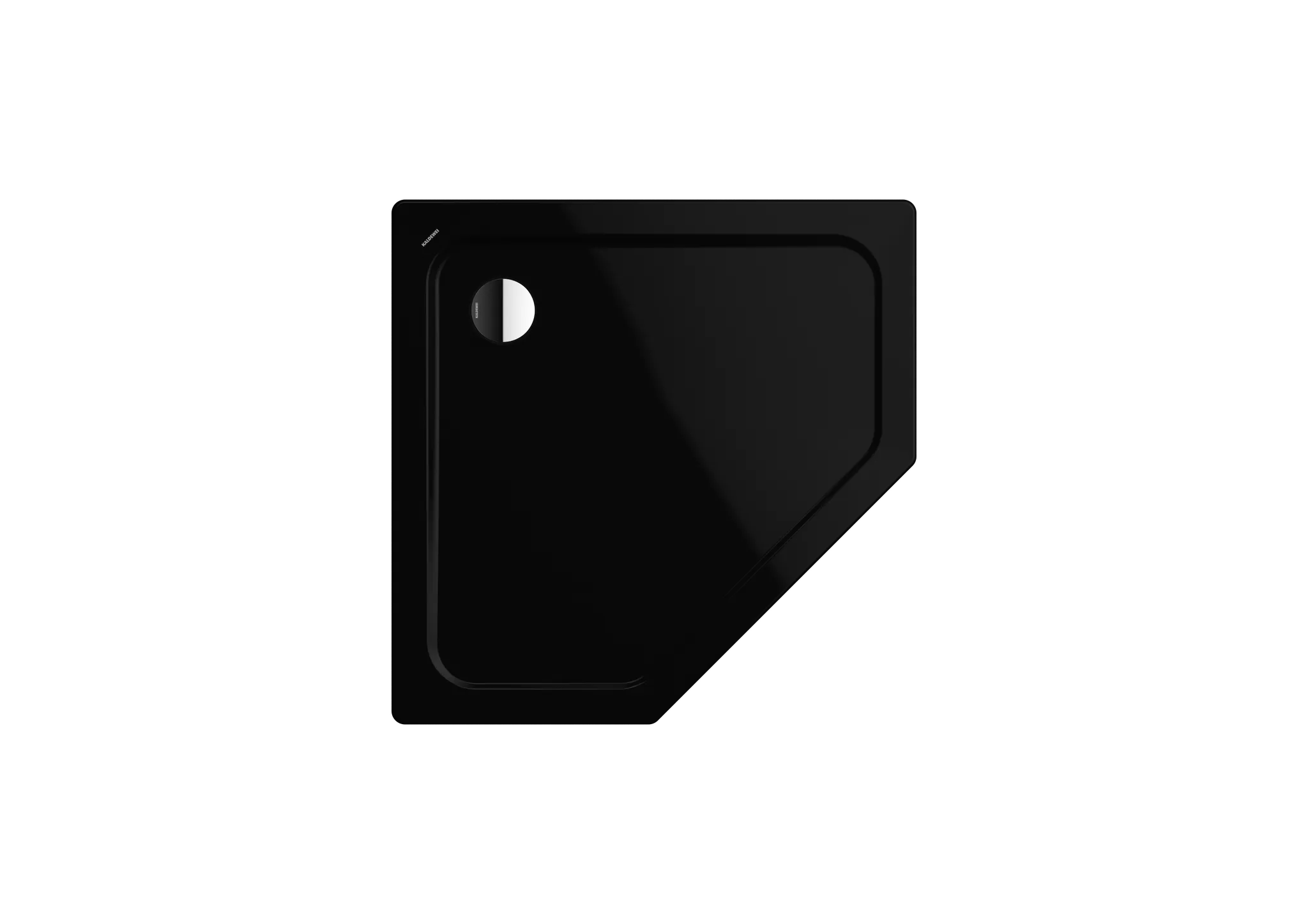 Kaldewei fünfeck Duschwanne „Cornezza“ 100 × 100 cm in schwarz Kaldewei fünfeck Duschwanne „Cornezza“ 100 × 100 cm in schwarz