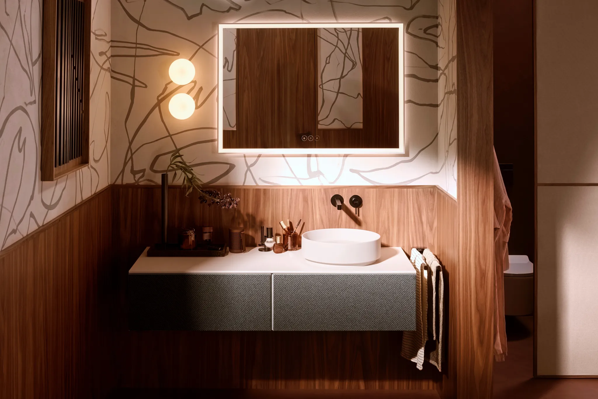 2-Loch Waschtischmischer Unterputz Finoris F-Set langer Auslauf chrom 2-Loch Waschtischmischer Unterputz Finoris F-Set langer Auslauf chrom