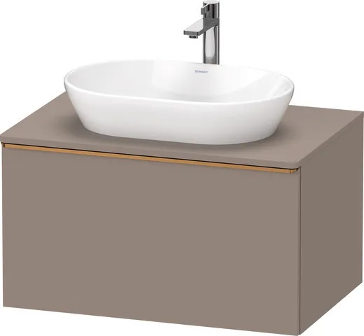 Duravit Waschtischunterschrank wandhängend „D-Neo“ 80 × 45,9 × 55 cm Basalt Matt