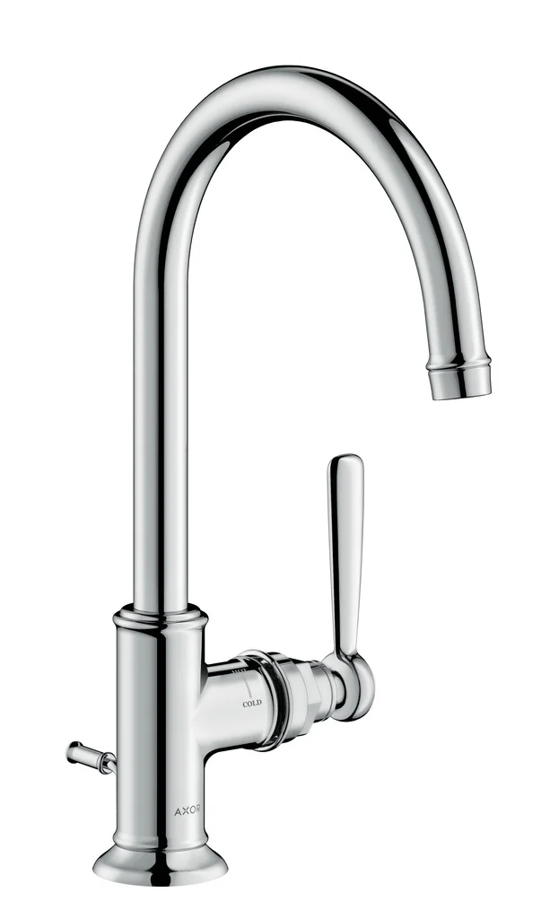 Hansgrohe AXOR Montreux Einhebel-Waschtischmischer Chrom, Ausladung 175 mm, Auslaufhöhe 209 mm, Hebelgriff, Laminarstrahl, max. Durchfluss 5 l/min