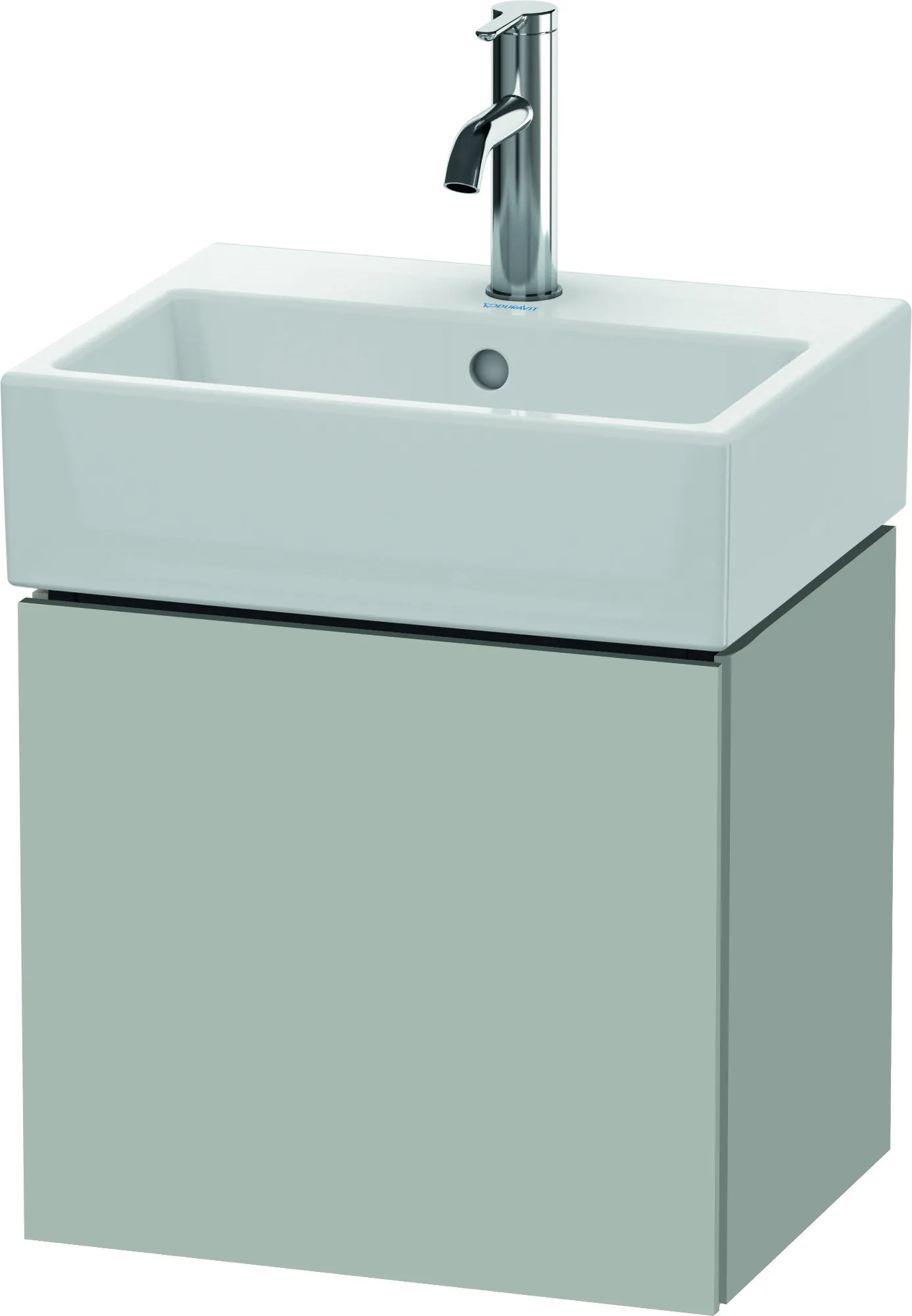 Duravit Waschtischunterschrank wandhängend „L-Cube“ 43,4 × 40 × 34,1 cm Betongrau Matt