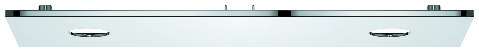 Abdeckung Rainshower Aqua 26785, für 2 Strahlbildner Deckenbrause, ohne Rohbau-Set/Strahlbildner, chrom Abdeckung Rainshower Aqua 26785, für 2 Strahlbildner Deckenbrause, ohne Rohbau-Set/Strahlbildner, chrom