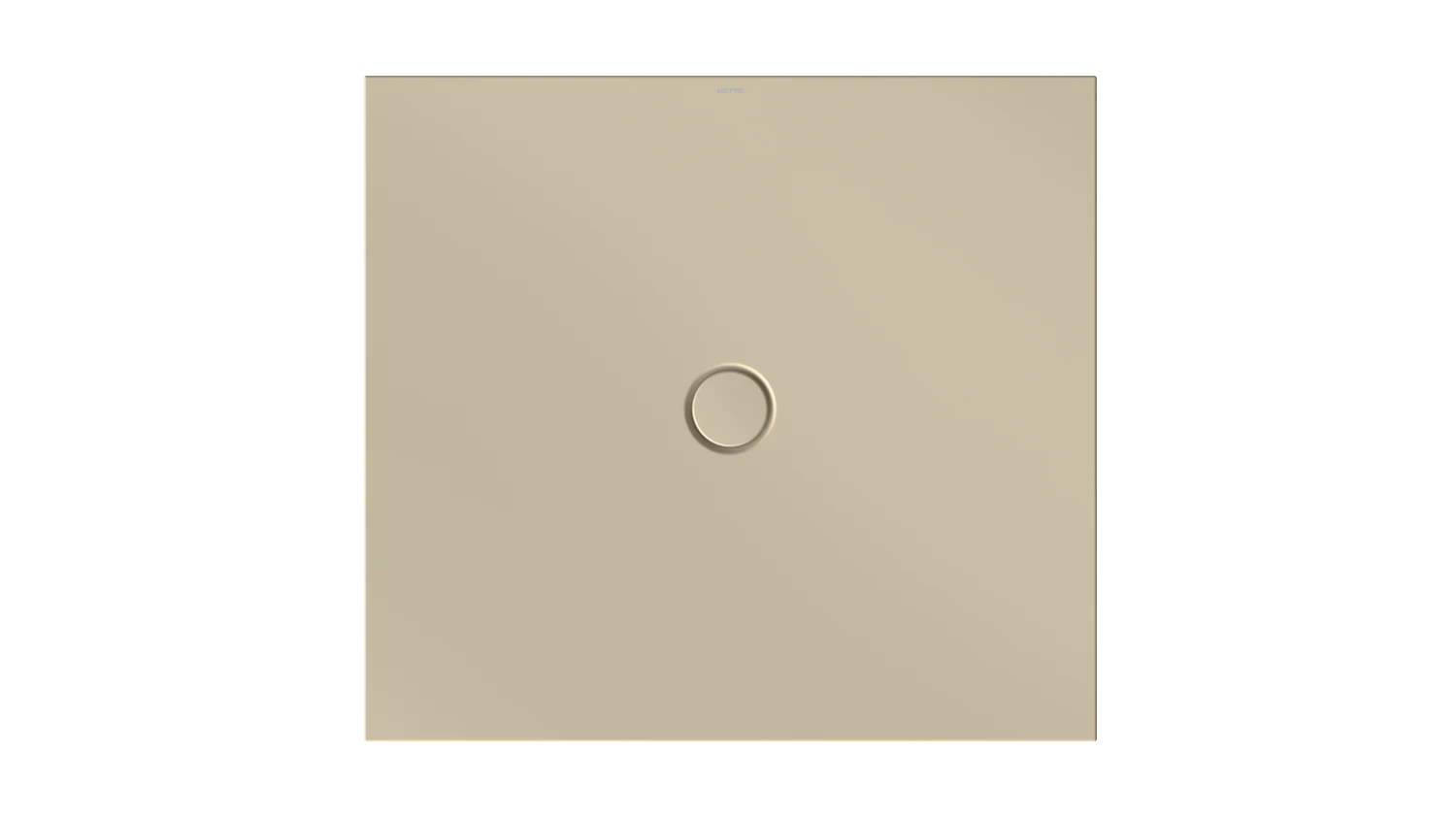 Bette rechteck Duschwanne „BetteFloor“ 1100 × 1000 mm ohne Oberflächenbeschichtung, mit BetteGlasur Plus, ohne Wannenträger, in Sand