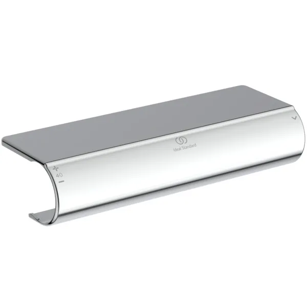 Wrap-Over Ablage für Brausethermostate CeraTherm T25,50 oder 100, Chrom Wrap-Over Ablage für Brausethermostate CeraTherm T25,50 oder 100, Chrom
