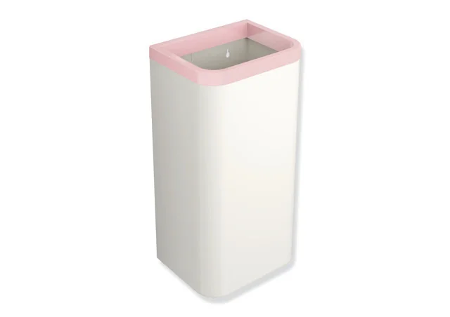 HEWI Papierabfallbehälter Serie 477, 60 l Fassungsvermögen, 341 x 261 x 661 mm, Farbe: Rosa (HEWI 47), Wandmontage oder Standmodell HEWI Papierabfallbehälter Serie 477, 60 l Fassungsvermögen, 341 x 261 x 661 mm, Farbe: Rosa (HEWI 47), Wandmontage oder Standmodell