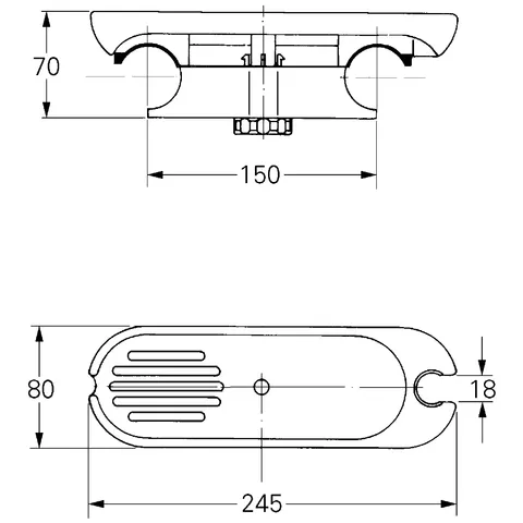 Grohe Seifenschale 46118, Einhandmischer für Europlus/Eurowing Brausebatterie, chrom Grohe Seifenschale 46118, Einhandmischer für Europlus/Eurowing Brausebatterie, chrom