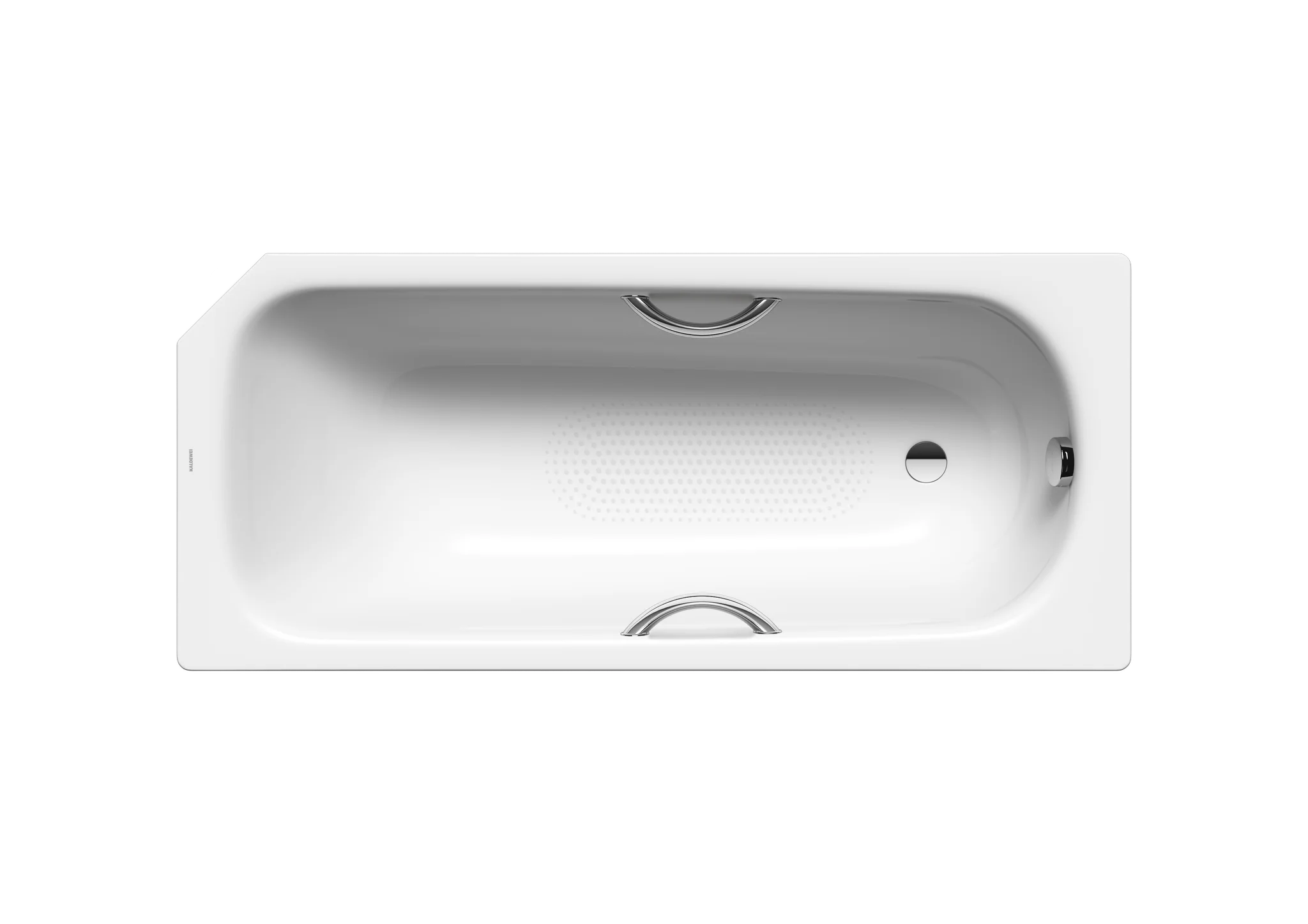 Kaldewei SANIFORM V1-V4 STAR Badewanne, 1600x700 mm, alpinweiß, Perl-Effekt, Vollantislip