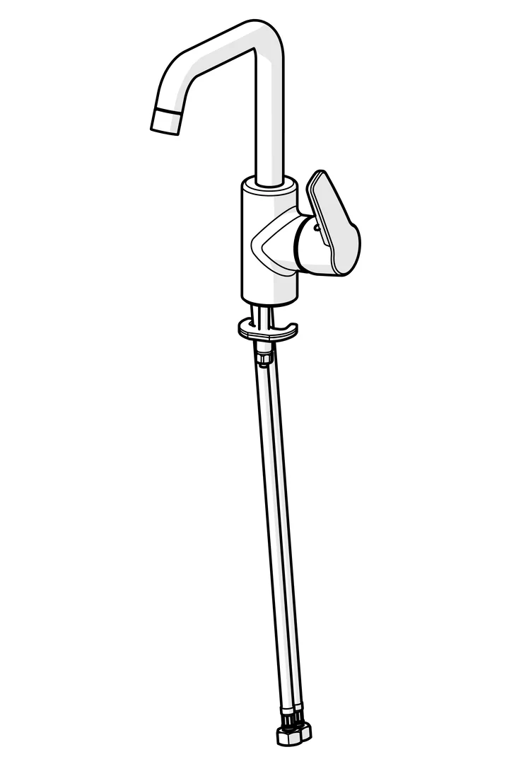 HansaPOLO Waschtischarmatur Hansapolo 2017 Einhebelmischer Chrom DN15