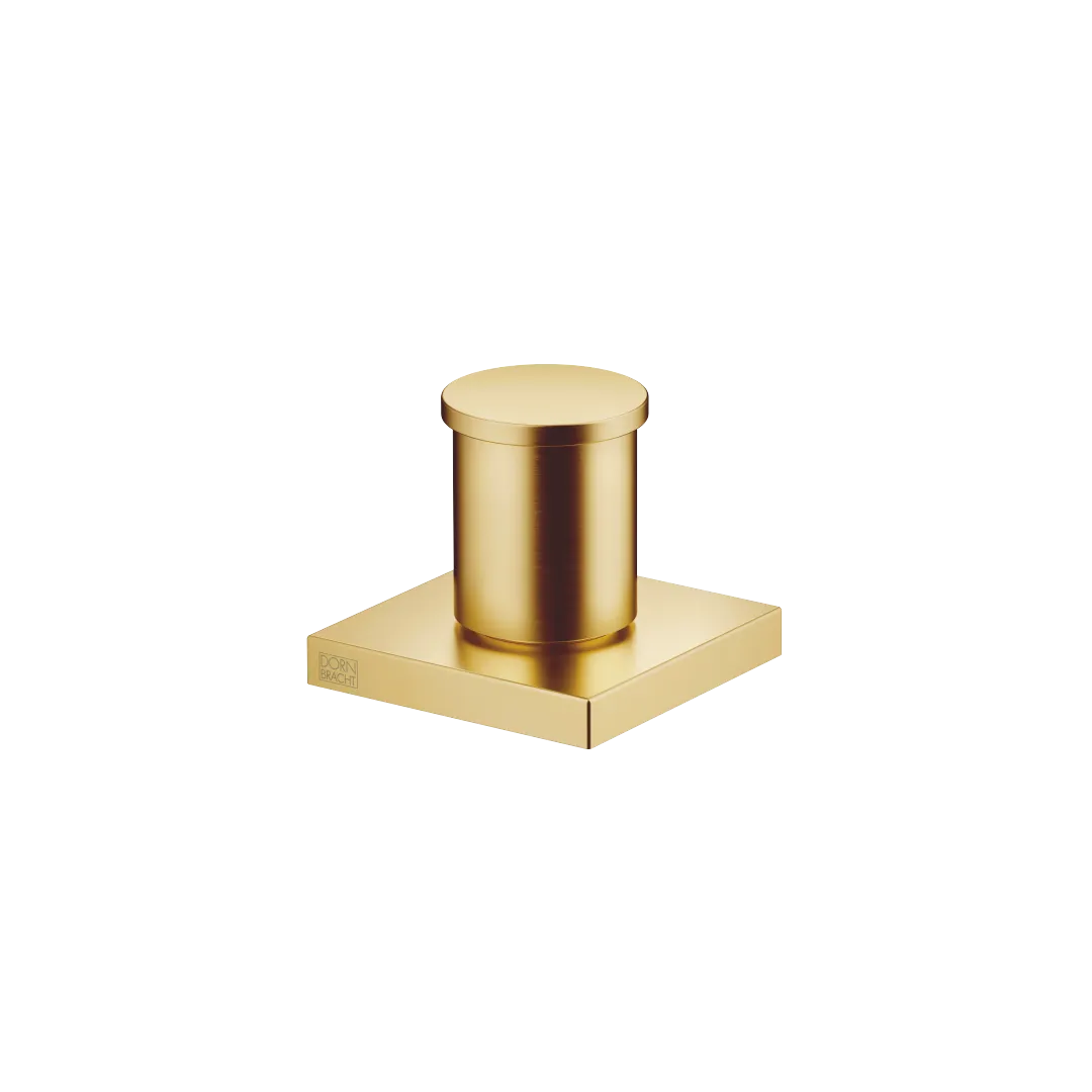 Dornbracht Zweiwege-Umstellung SERIENSPEZIFISCH Gold gebürstet PVD, Bohrungsdurchmesser 32 mm, Rosette 60 x 60 mm, Anschluss 1/2", max. Durchfluss 64,9 l/min bei 3 bar Fließdruck