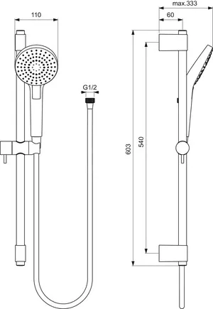 Armaturen-Bundle Unterputz Ceratherm T100 rund Chrom Armaturen-Bundle Unterputz Ceratherm T100 rund Chrom