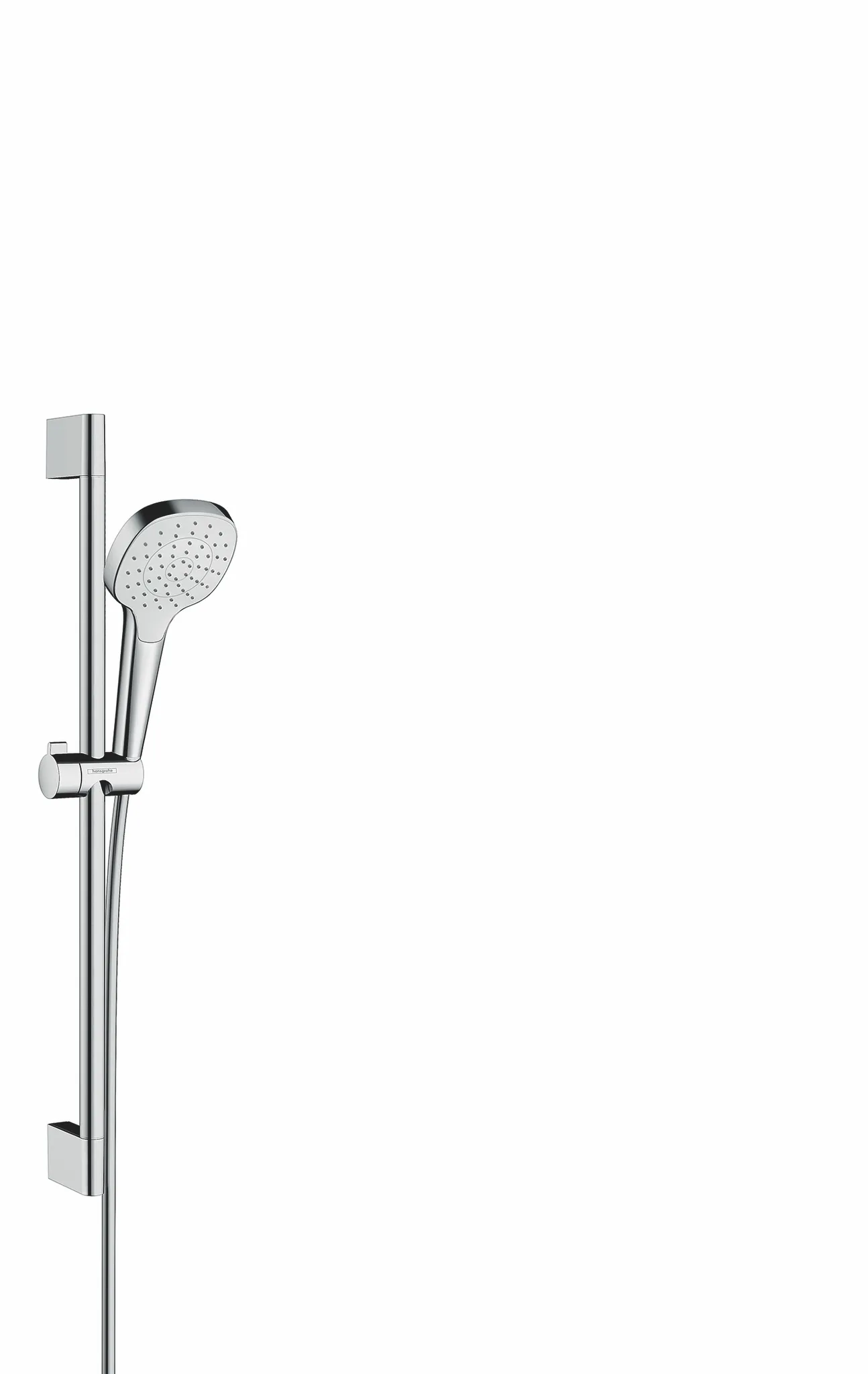 Brausenset Croma Select E 1jet/Unica 650mm weiss/chrom