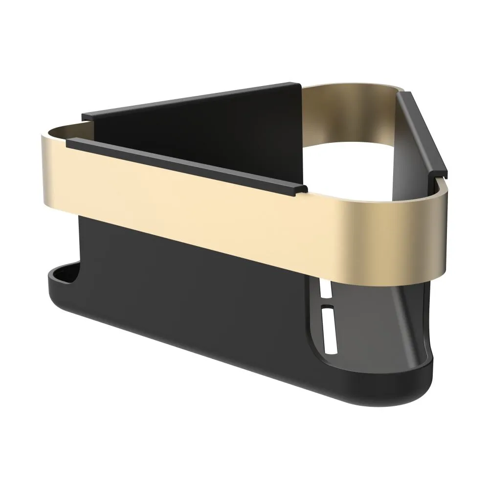 Niara Dusch-Eckwandkorb 38506.1 blassgold matt