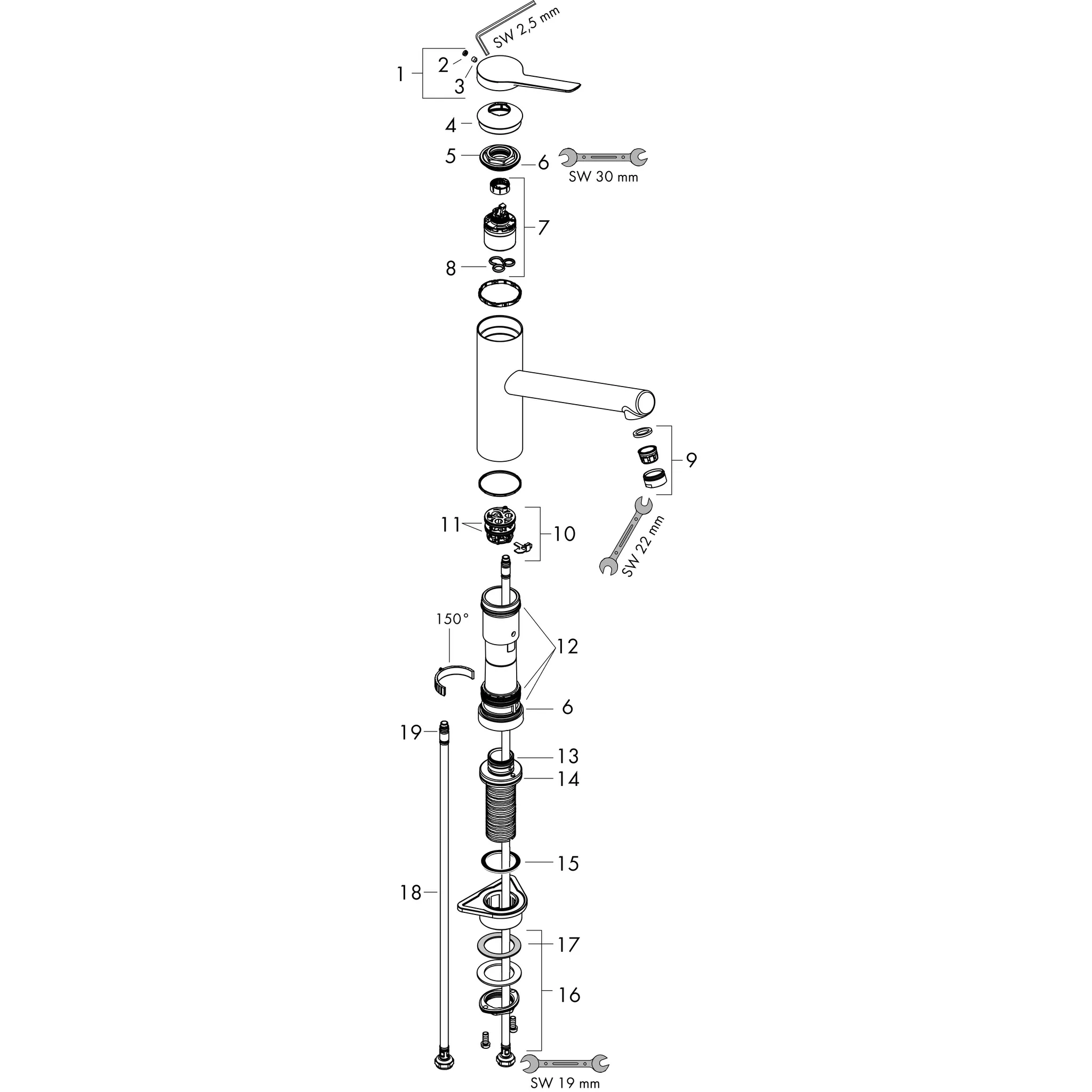 Spültischmischer 160 Zesis M33 Vorfenster 1jet chrom Spültischmischer 160 Zesis M33 Vorfenster 1jet chrom