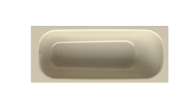 Bette BetteClassic Badewanne Rechteck Classic Cream 1700x700x450 mm Einbau Unterbau 30 mm Randhöhe 1-Sitzer Bade-Duschkombination glasierter Titan-Stahl