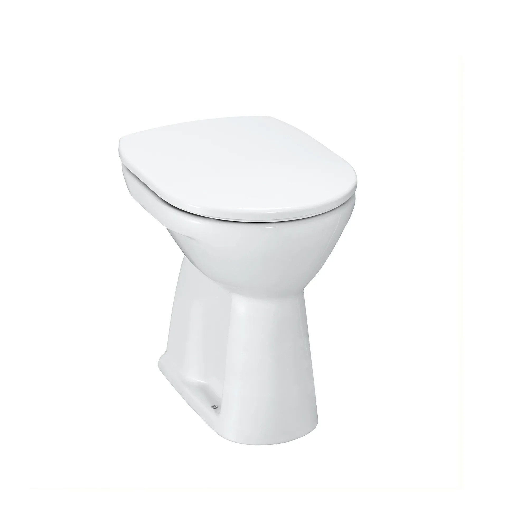Laufen Stand-Flachspül-WC Keramikhöhe 45 cm „Pro“ 360 × 450 × 470 mm in Weiß, Abgang senkrecht
