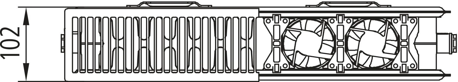 Flachheizkörper x-flair Line-K Austausch Typ 22, HxLxT: 559x1005x102 mm, Farbe: Weiß RAL 9016 seidenglanz, Nabenabstand: 500 mm, 10 bar, Abdeckung: mit, Wärmeleistung 45/35-20: 646 Watt, Bohrkonsole Flachheizkörper x-flair Line-K Austausch Typ 22, HxLxT: 559x1005x102 mm, Farbe: Weiß RAL 9016 seidenglanz, Nabenabstand: 500 mm, 10 bar, Abdeckung: mit, Wärmeleistung 45/35-20: 646 Watt, Bohrkonsole