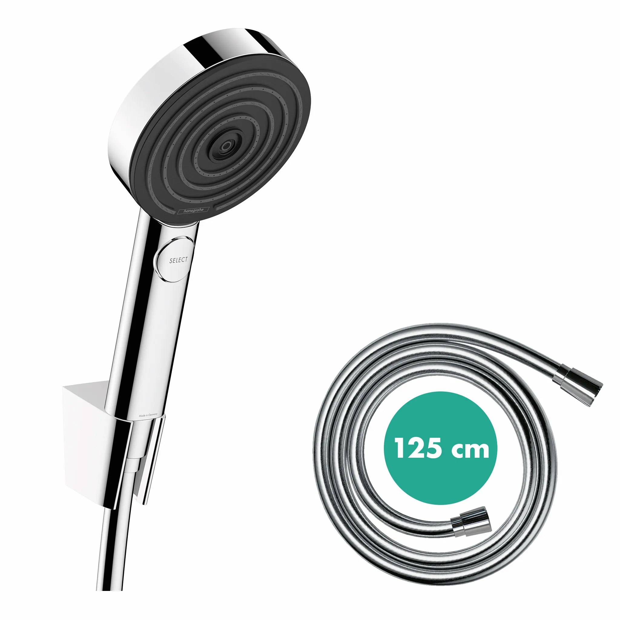 Hansgrohe Pulsify Select S 105 3jet Relaxation Brausehalterset, Chrom Hansgrohe Pulsify Select S 105 3jet Relaxation Brausehalterset, Chrom