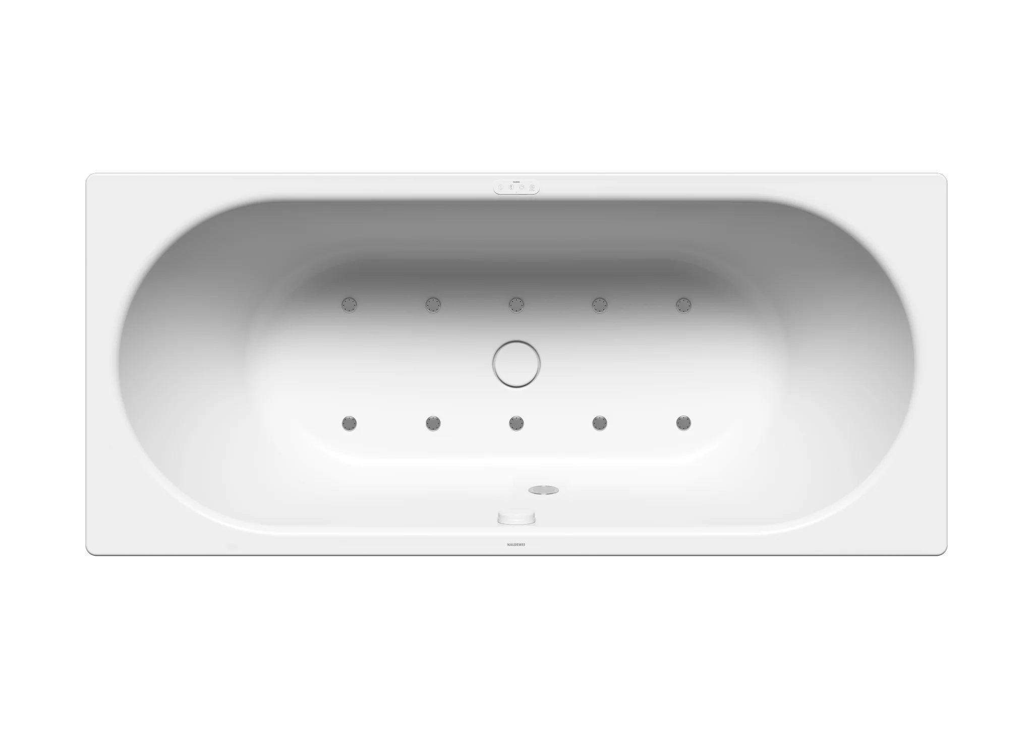 Kaldewei CENTRO DUO Whirlwanne, 1800x800 mm, alpinweiß, Perl-Effekt, mit Airmassage SOUL