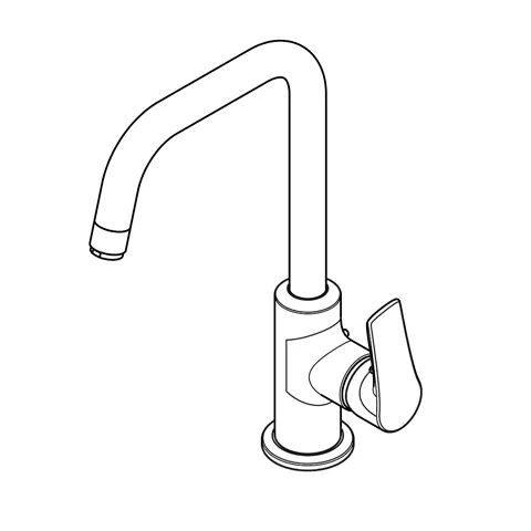 Kludi PURE&SOLID Waschtisch-Einhandmischer DN 15 chrom