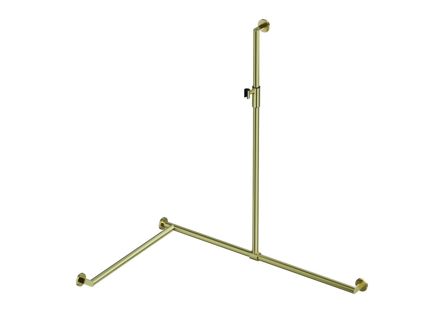 HEWI Duschhandlauf System 900 PG93, links, 1250mm senkrecht, 1185mm waagerecht, 765mm waagerecht, PVD, Brausehalter magnetisch messing gebü. HEWI Duschhandlauf System 900 PG93, links, 1250mm senkrecht, 1185mm waagerecht, 765mm waagerecht, PVD, Brausehalter magnetisch messing gebü.