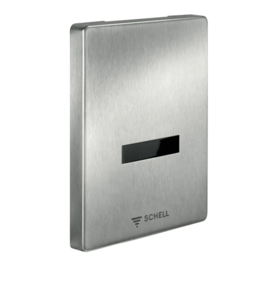 Urinalsteuerung EDITION E, Vandalengeschützte Ausführung, Infrarot, exclusive Stromversorgung, B 120 mm x H 150 mm x T 12 mm, Frontplatte Edelstahl gebürstet Urinalsteuerung EDITION E, Vandalengeschützte Ausführung, Infrarot, exclusive Stromversorgung, B 120 mm x H 150 mm x T 12 mm, Frontplatte Edelstahl gebürstet