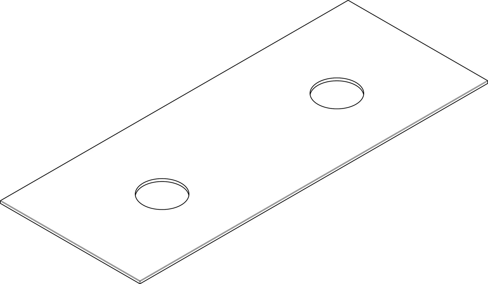 Xevolos E Konsole 1370/550 mit 2 Ausschnitten für Aufsatzwaschtisch ohne Hahnloch, Mattweiß Xevolos E Konsole 1370/550 mit 2 Ausschnitten für Aufsatzwaschtisch ohne Hahnloch, Mattweiß