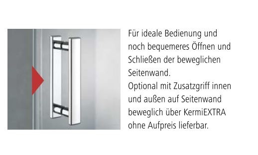 Kermi bewegliche Seitenwand links für Ecke „Diga“ Glas Klar, Profile Silber Hochglanz, BV: 905 - 925 mm GAK: 890 - 910 mm WE: 915 - 935 mm H: 1850 mm Kermi bewegliche Seitenwand links für Ecke „Diga“ Glas Klar, Profile Silber Hochglanz, BV: 905 - 925 mm GAK: 890 - 910 mm WE: 915 - 935 mm H: 1850 mm