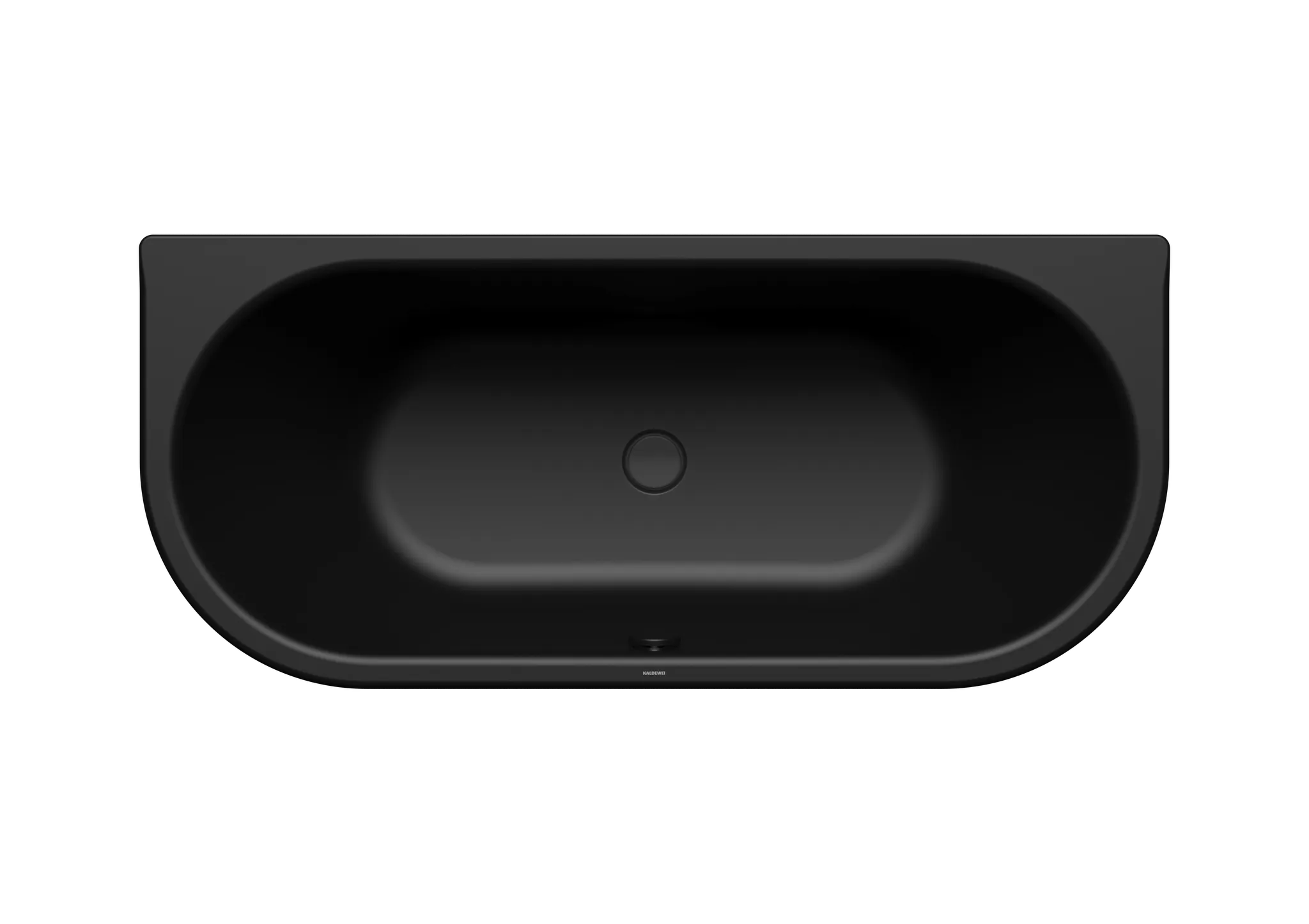 Kaldewei Badewanne „Centro Duo 2“ vorwand 180 × 80 cm mit Überlaufbohrung, in schwarz matt Kaldewei Badewanne „Centro Duo 2“ vorwand 180 × 80 cm mit Überlaufbohrung, in schwarz matt