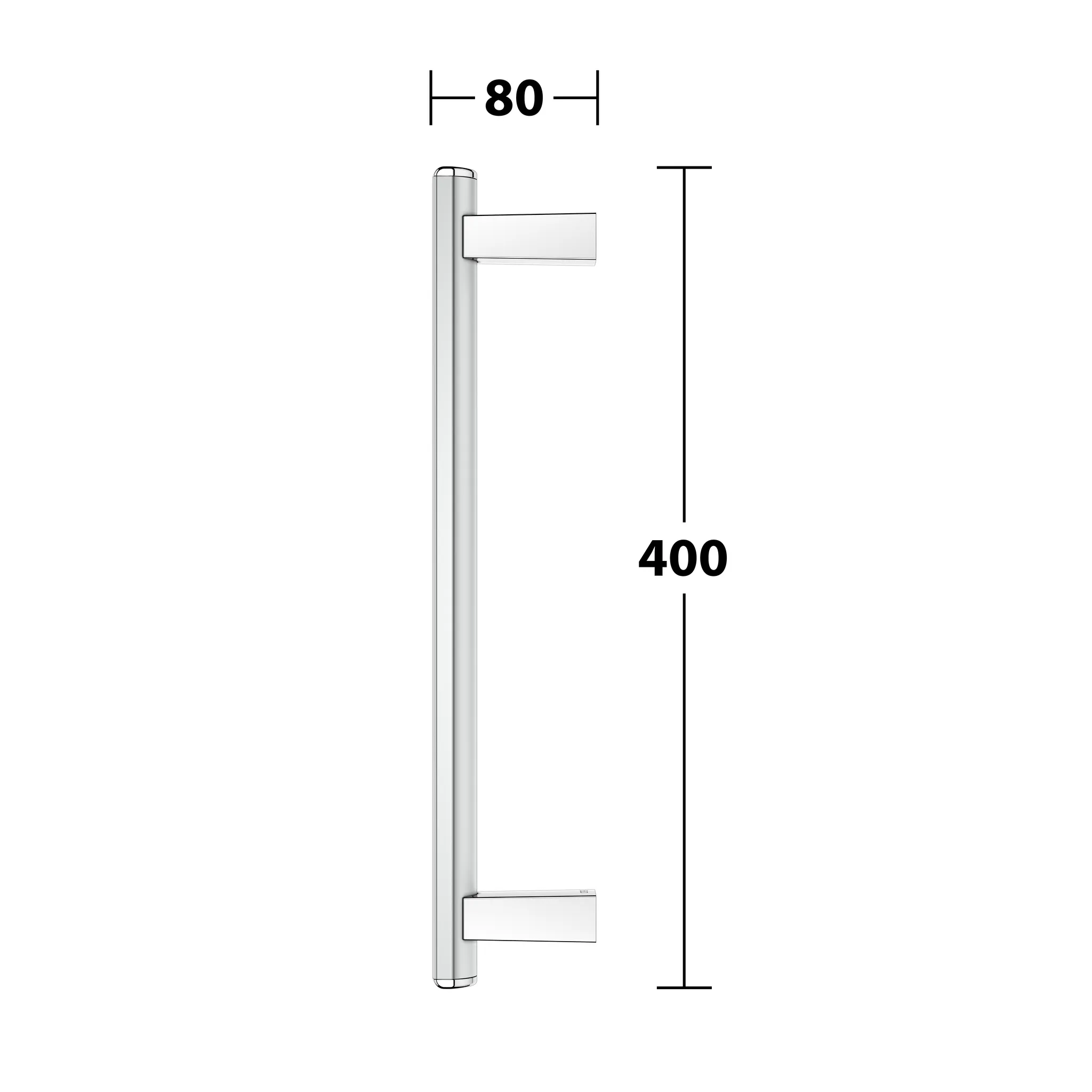 KEUCO Haltegriff „Axess“ 40 × 400 mm Ausführung in Silber (eloxiert)