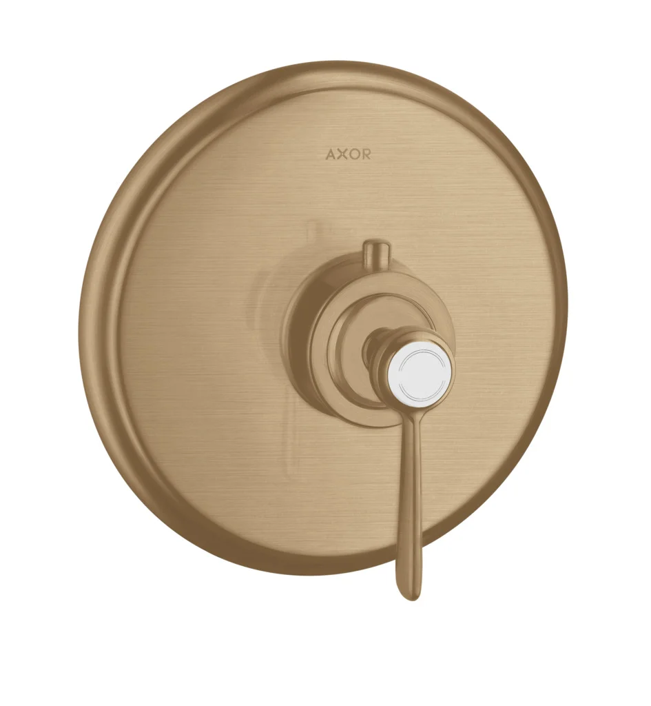 Hansgrohe AXOR Montreux Thermostat Unterputz HighFlow mit Hebelgriff BBR, Brushed Bronze