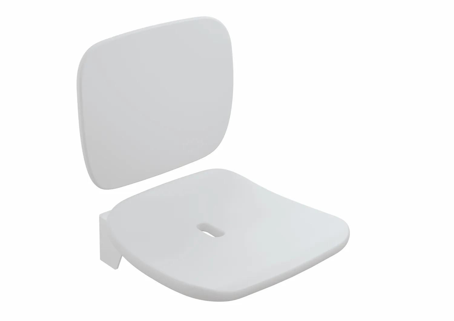 Klappsitz "Serie 802 LifeSystem" in Signalweiß glänzend / Signalweiß matt Farbe: Signalweiß glänzend / Signalweiß matt