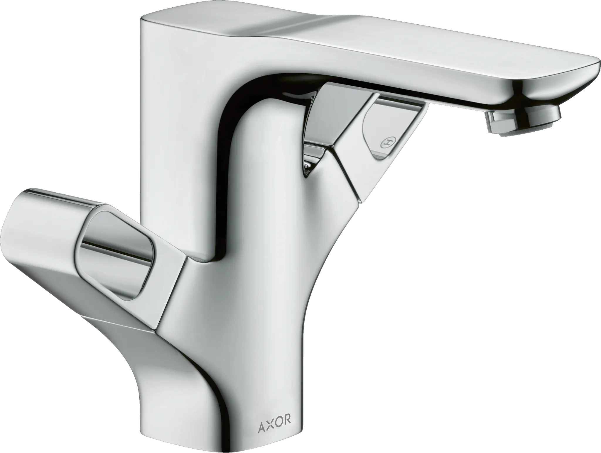 Hansgrohe AXOR Urquiola 2-Griff Waschtischarmatur 120 Edelstahl Optic Hansgrohe AXOR Urquiola 2-Griff Waschtischarmatur 120 Edelstahl Optic