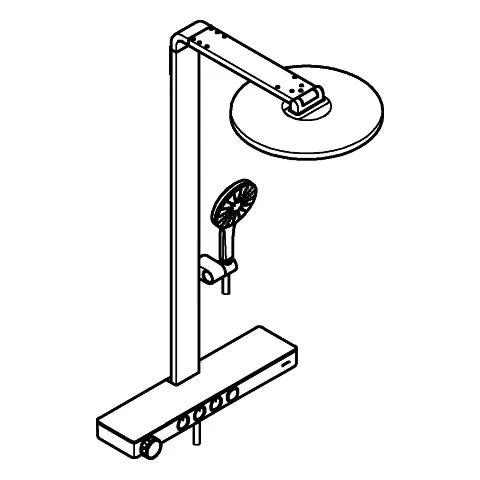 Grohe THM-Duschsystem RSH Aqua Pure Grohe THM-Duschsystem RSH Aqua Pure