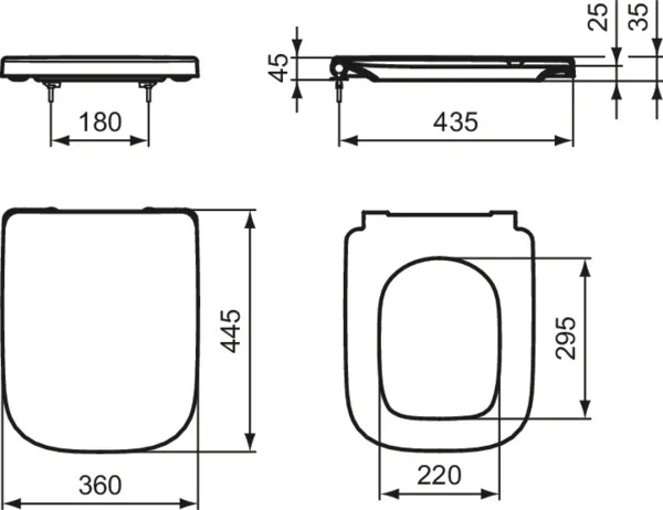 Ideal Standard WC-Sitz „i.lifeA“