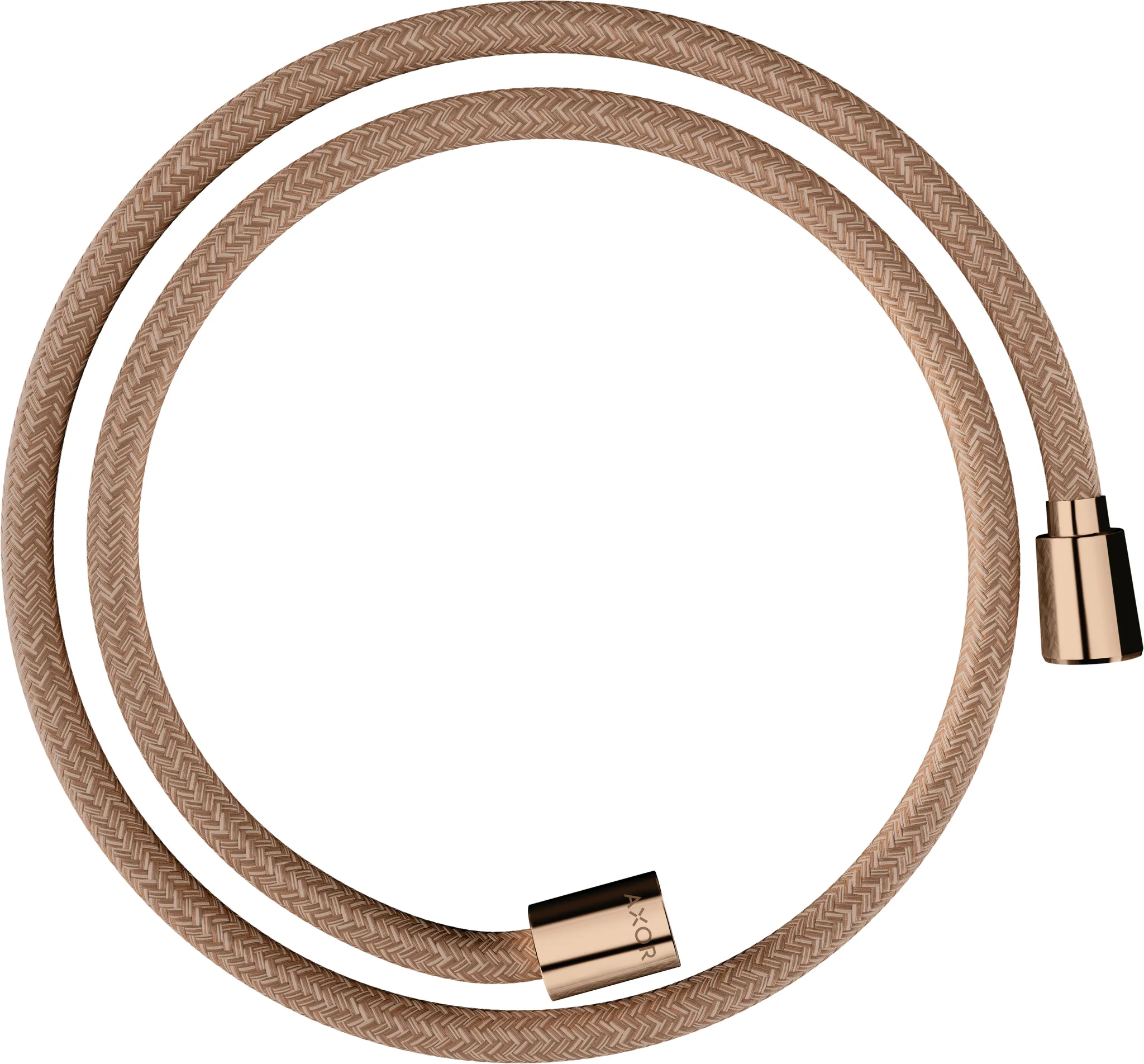 AXOR ShowerSolutions Textilbrauseschlauch 1,25 m mit konischer und zylindrischer Mutter Chrom