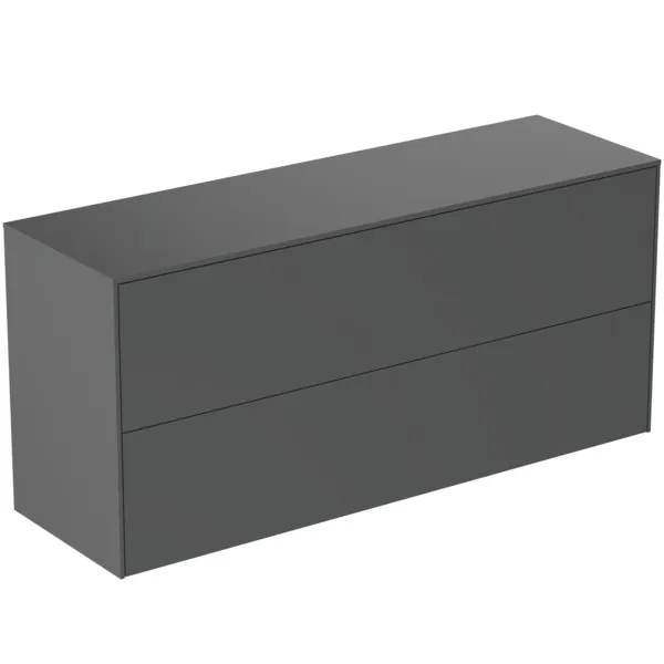 Ideal Standard Waschtischunterschrank „Conca“ 120,2 × 55 × 37,3 cm Anthrazit matt lackiert