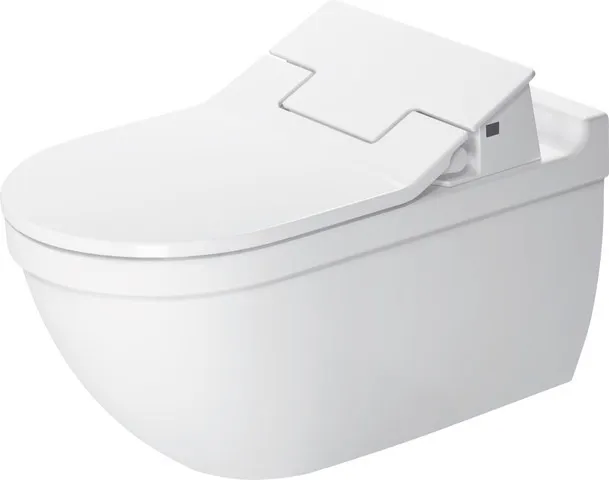 Wand-Tiefspül-WC „Starck 3“ 36,5 × 43,5 × 62 cm, Befestigung verdeckt, mit Spülrand Wand-Tiefspül-WC „Starck 3“ 36,5 × 43,5 × 62 cm, Befestigung verdeckt, mit Spülrand