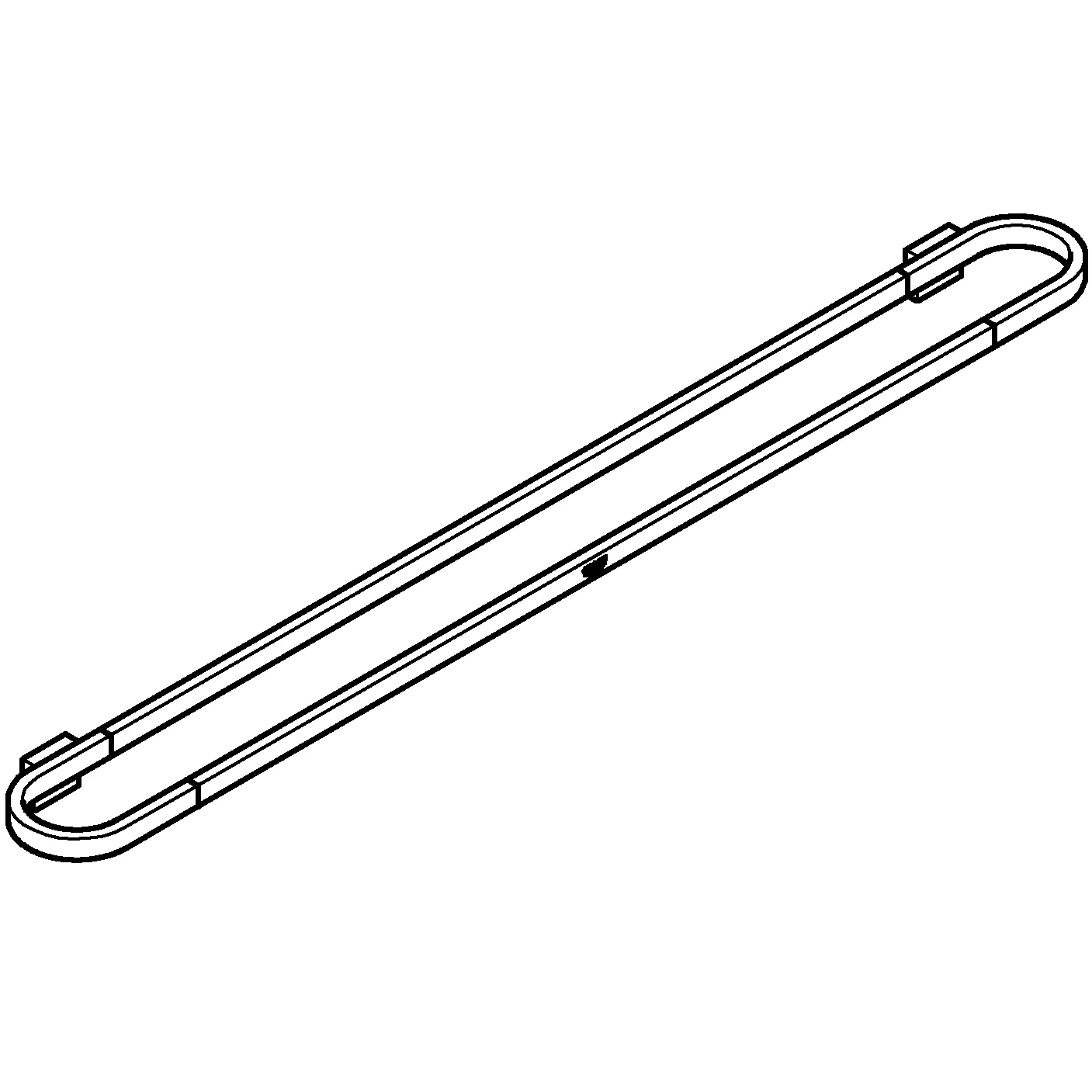 Grohe Badetuchhalter Selection 41058, 800mm, nickel gebürstet