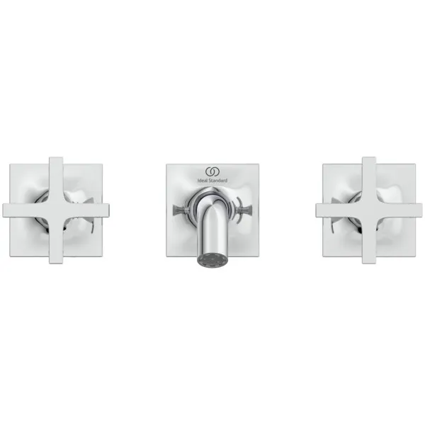 Ideal Standard Wand-Waschtischarmatur Joy Neo Ausladung 209mm Kreuzgriffe Chrom Ideal Standard Wand-Waschtischarmatur Joy Neo Ausladung 209mm Kreuzgriffe Chrom