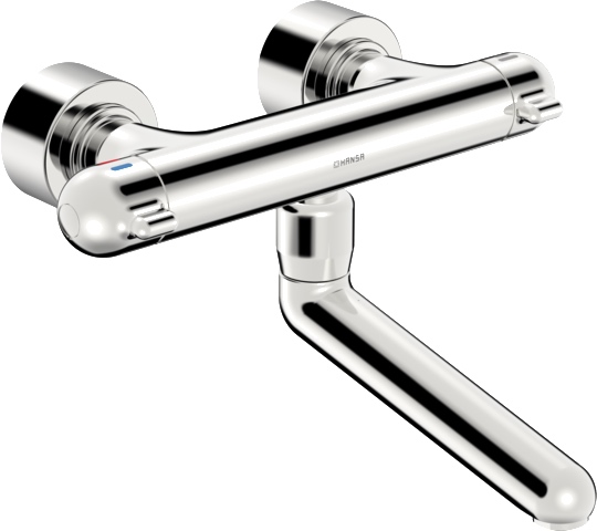 Zweihand-Waschtischarmatur „Medipro“ Ausladung 259 mm in Chrom Zweihand-Waschtischarmatur „Medipro“ Ausladung 259 mm in Chrom
