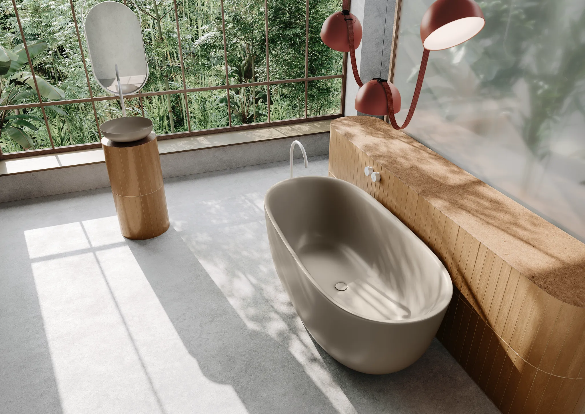 Kaldewei Badewanne „Meisterstück Oyo Duo“ freistehend 1630 × 770 mm, Mittelablauf ohne Überlauf, in cool grey 70 Kaldewei Badewanne „Meisterstück Oyo Duo“ freistehend 1630 × 770 mm, Mittelablauf ohne Überlauf, in cool grey 70