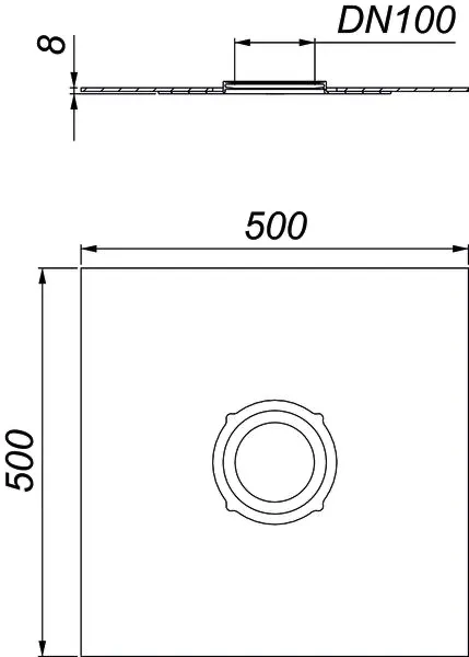 Bitumenmanschette DN 100
