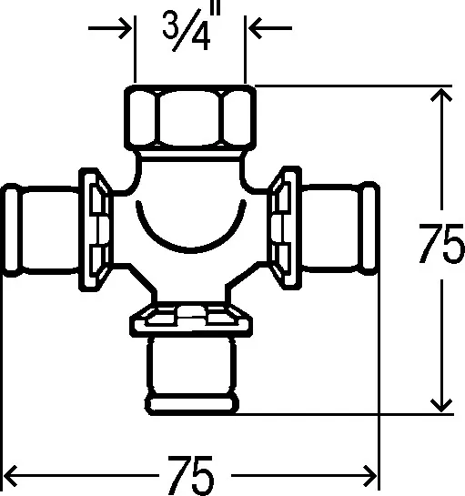 Viega „Sanfix P“ Verteiler 3-fach Viega „Sanfix P“ Verteiler 3-fach