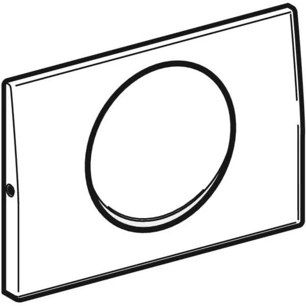 Mambo Betätigungsplatte für Spül-Stopp-Spülung, verschraubbar: gebürstet Mambo Betätigungsplatte für Spül-Stopp-Spülung, verschraubbar: gebürstet