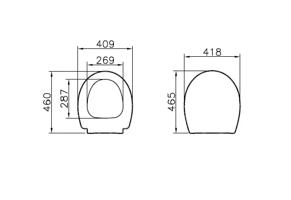 VitrA Memoria Black WC-Sitz mit Absenkautomatik, Weiß Hochglanz VitrA Memoria Black WC-Sitz mit Absenkautomatik, Weiß Hochglanz