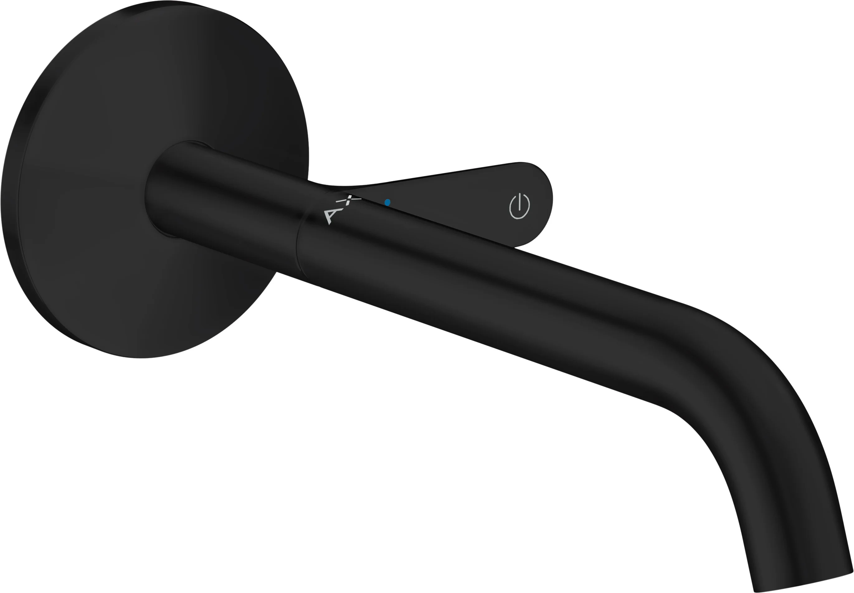 Hansgrohe AXOR One Waschtischmischer Unterputz Select mattschwarz, Ausladung 220 mm, Normalstrahl, max. Durchfluss 5 l/min Hansgrohe AXOR One Waschtischmischer Unterputz Select mattschwarz, Ausladung 220 mm, Normalstrahl, max. Durchfluss 5 l/min