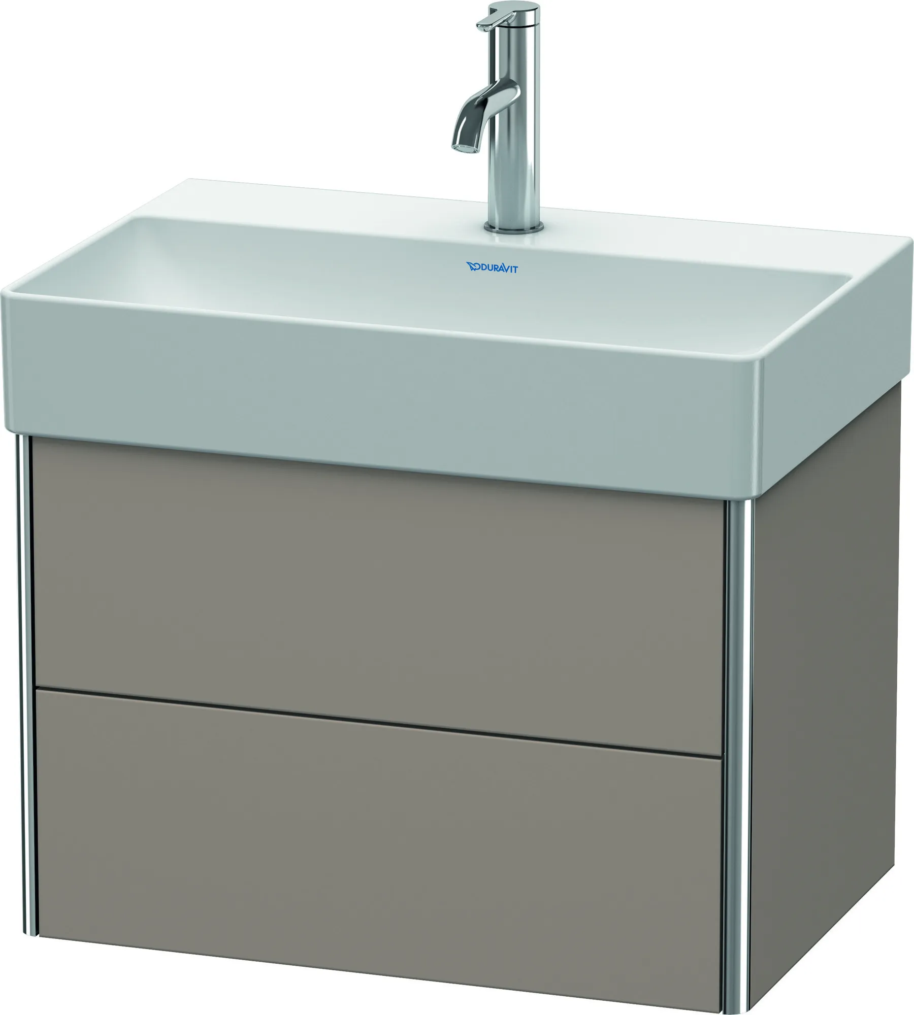 Duravit Waschtischunterschrank wandhängend „XSquare“ 58,4 × 39,7 × 39 cm Basalt Matt Duravit Waschtischunterschrank wandhängend „XSquare“ 58,4 × 39,7 × 39 cm Basalt Matt