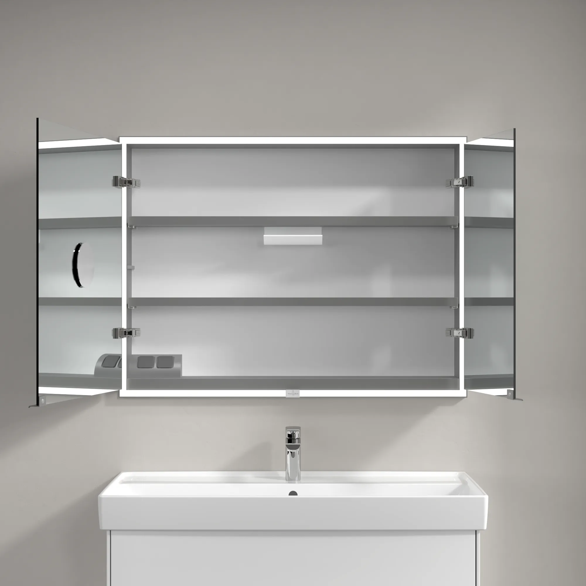 Villeroy & Boch Einbau-Spiegelschrank „My View Now“ 1000 × 750 × 168 mm in White Matt